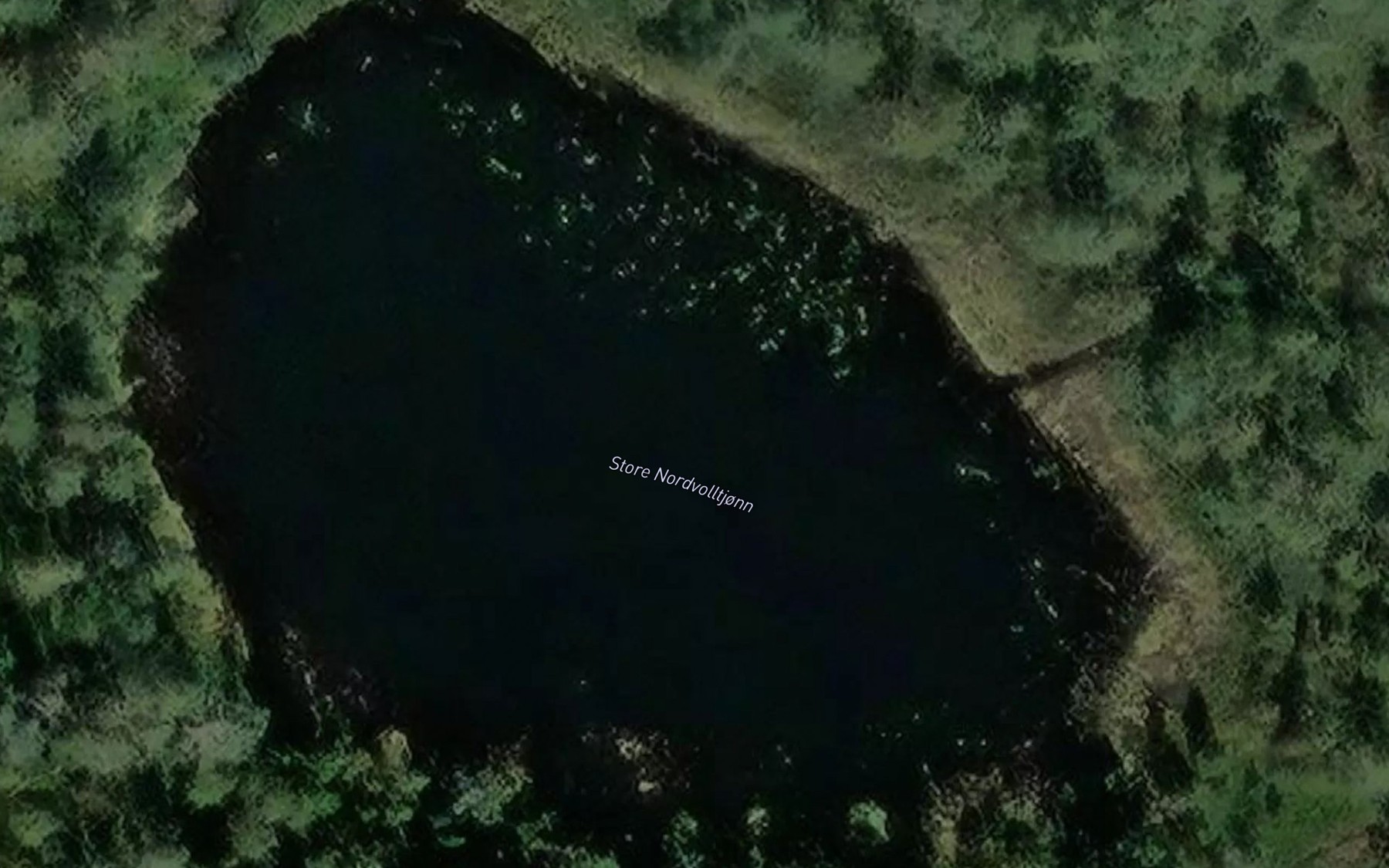 Satellite map of the Store Nordvolltjonn