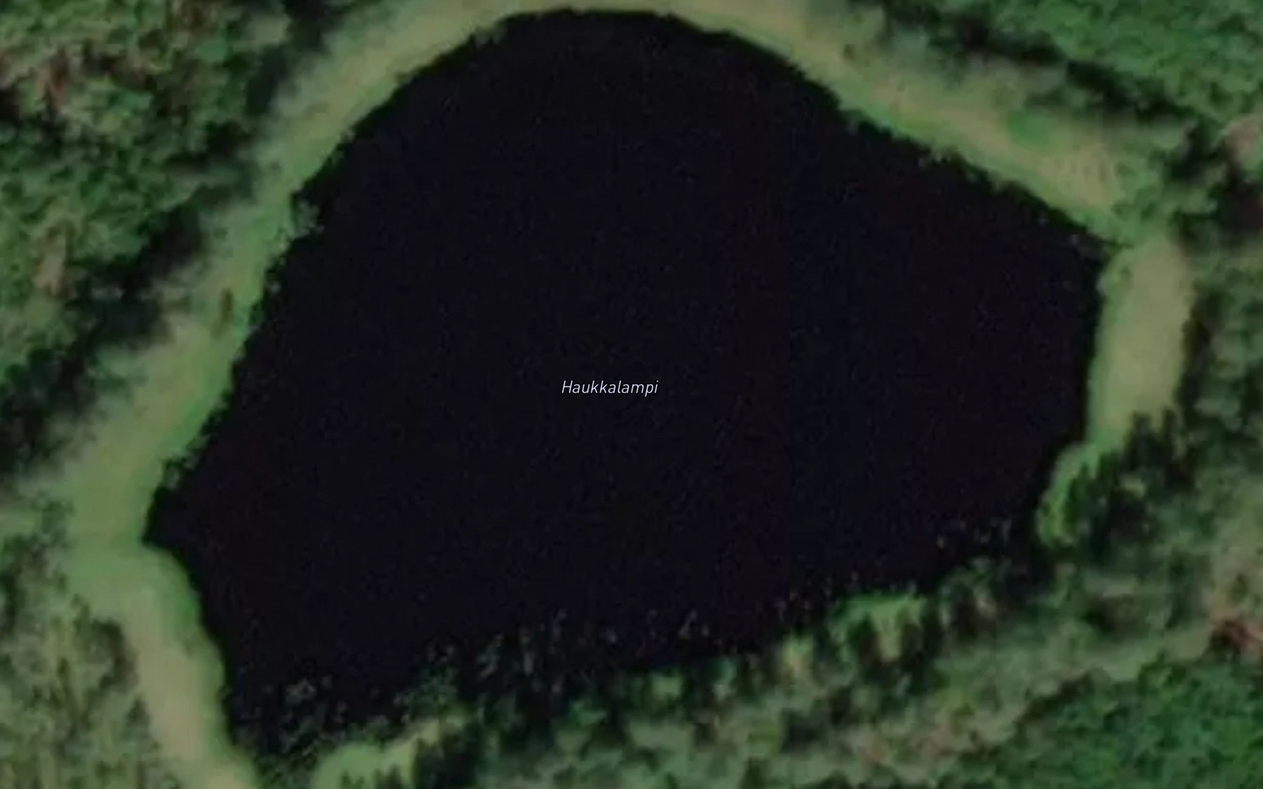 Satellite map of the Haukkalampi