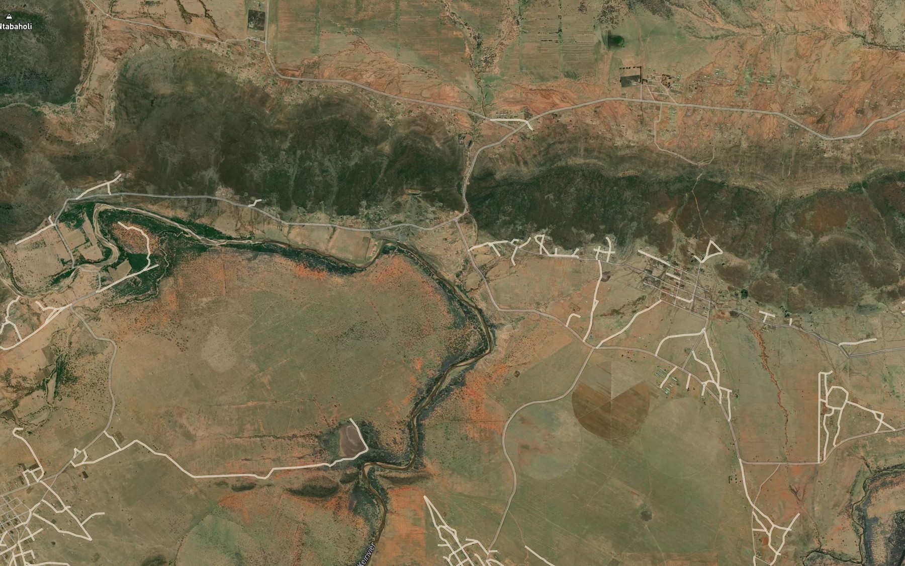 Satellite map of the Mbimzana