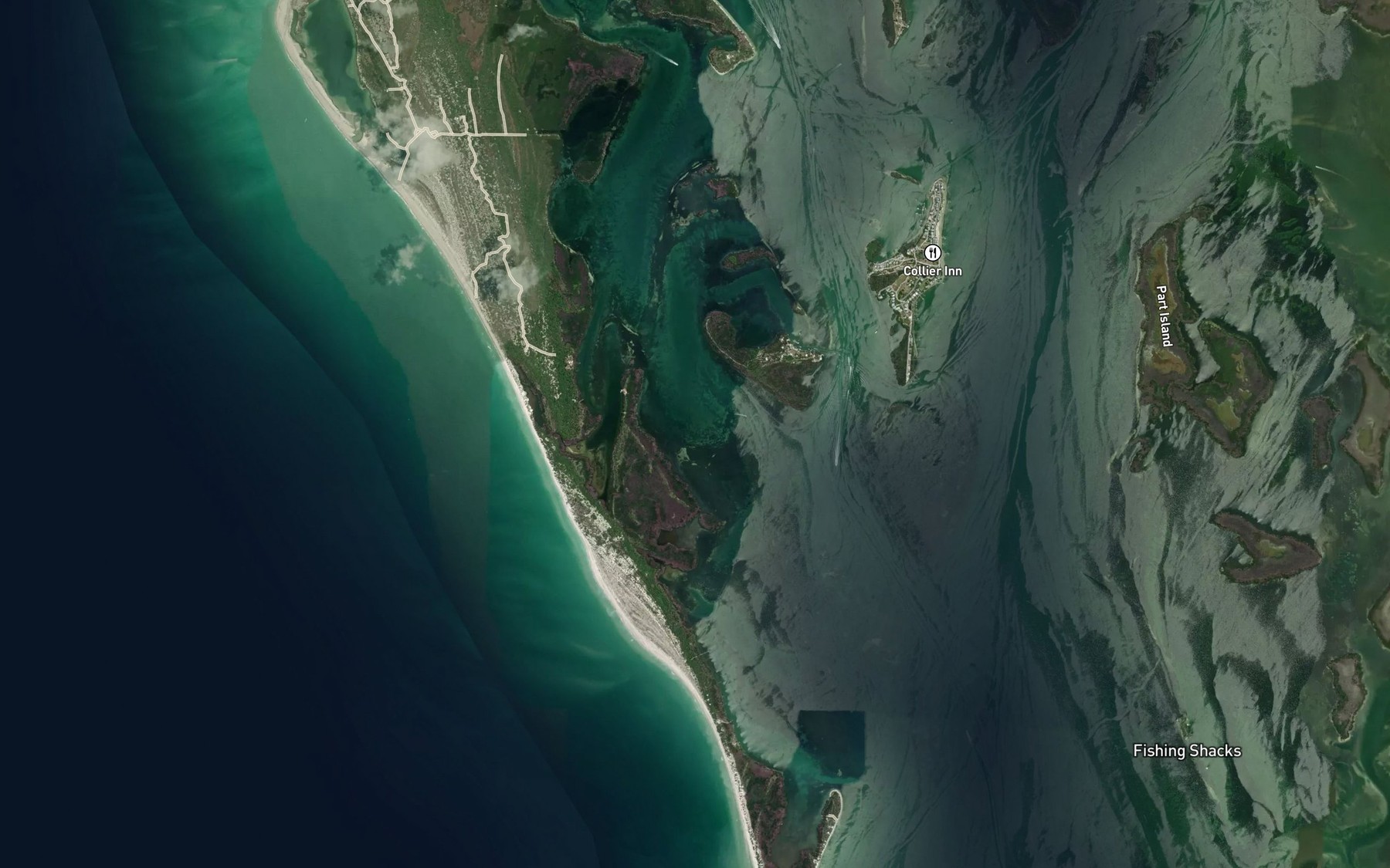 Satellite map of the North Banks