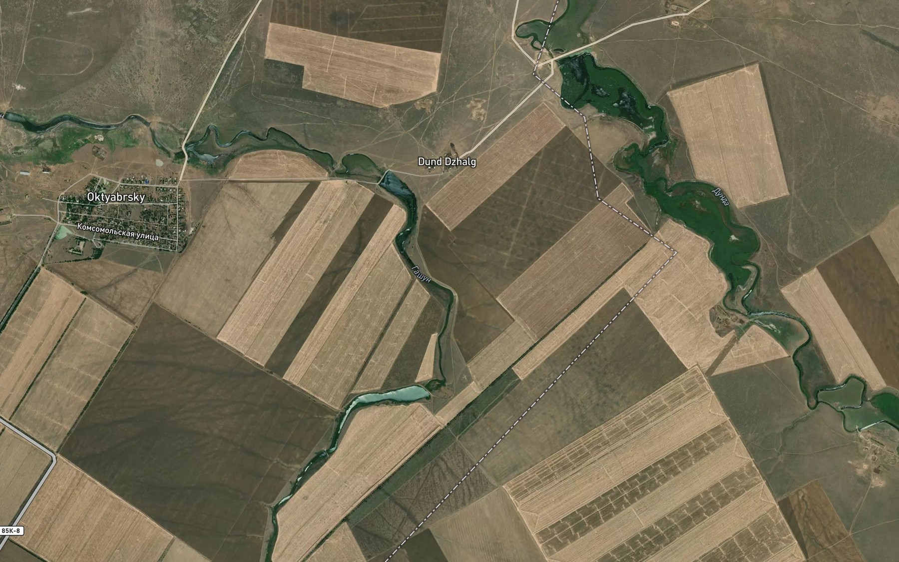 Satellite map of the Prud Gashun