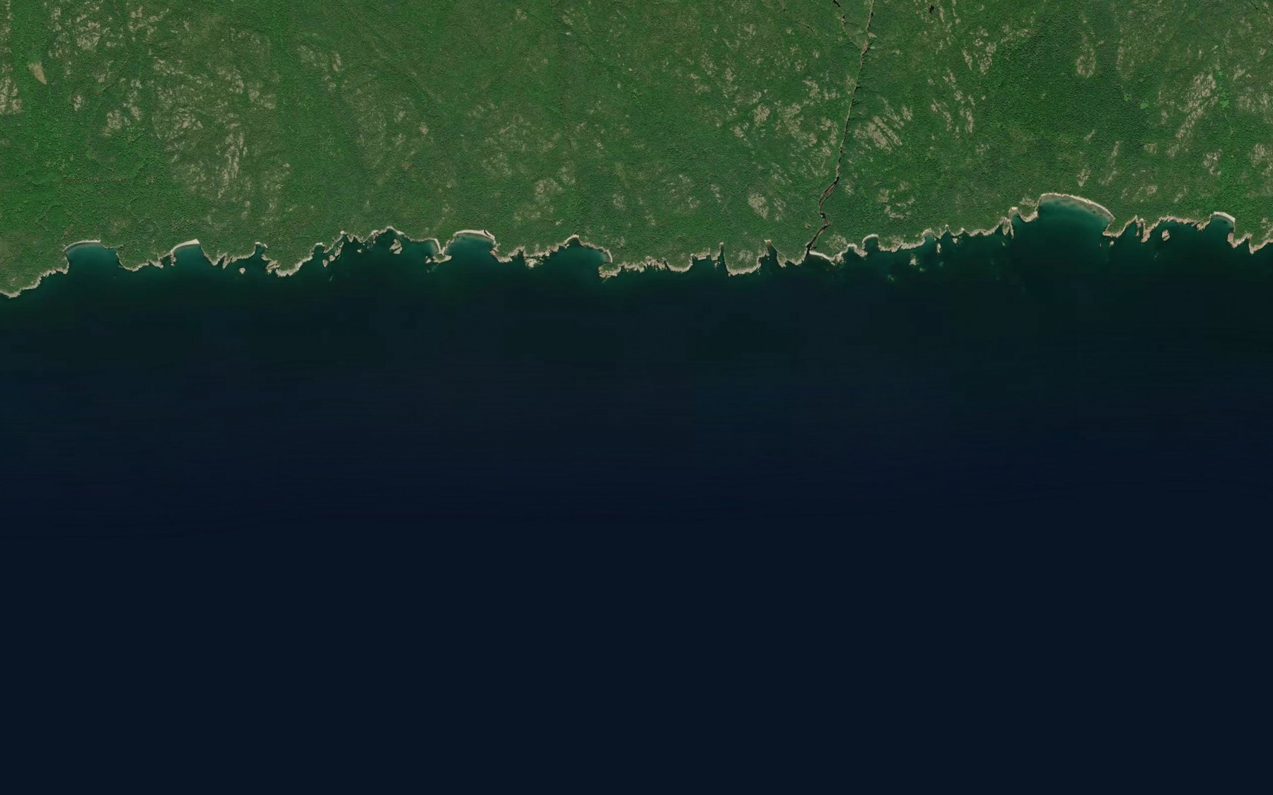 Satellite map of the Little Bear River