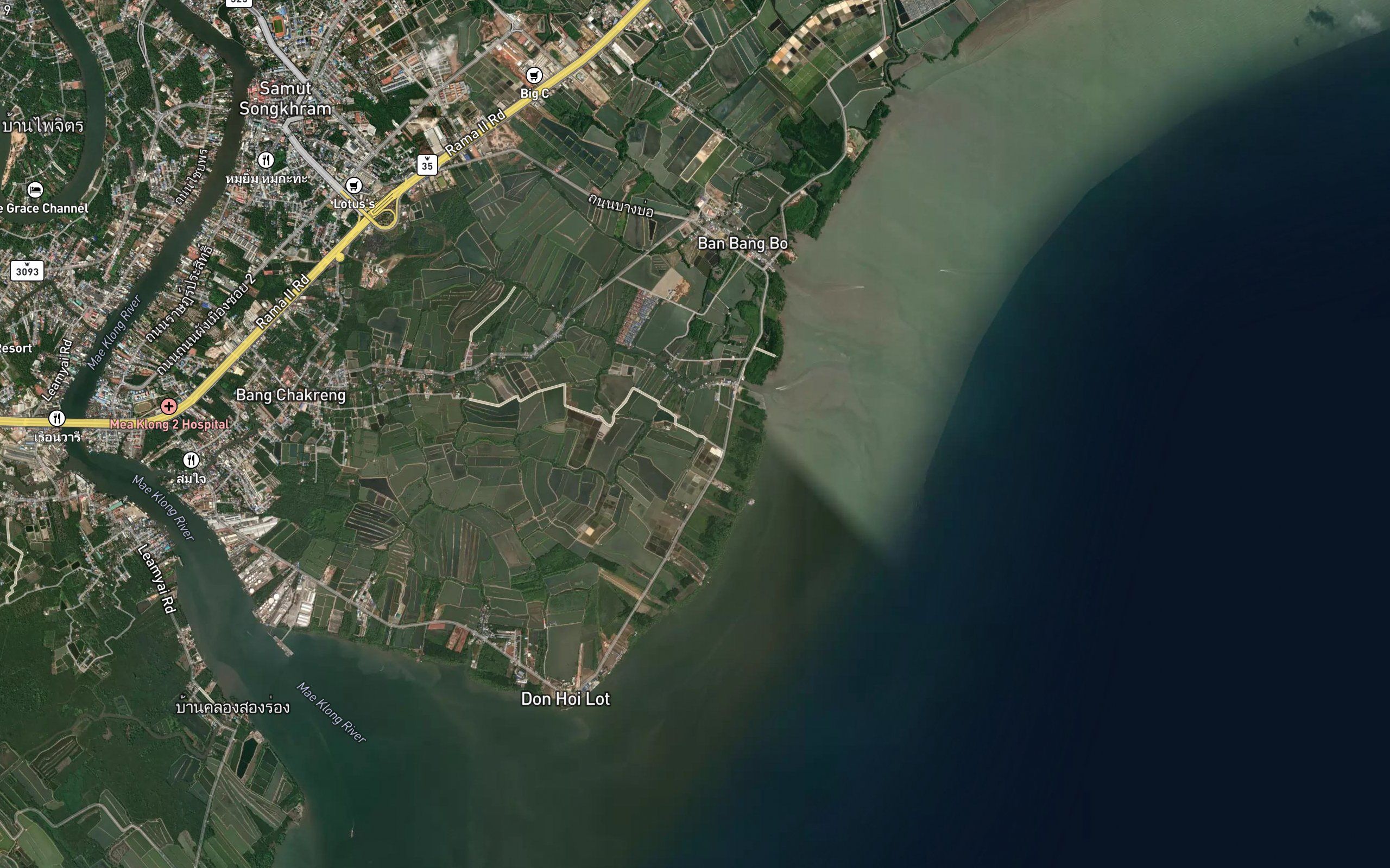 Khlong Pak Map