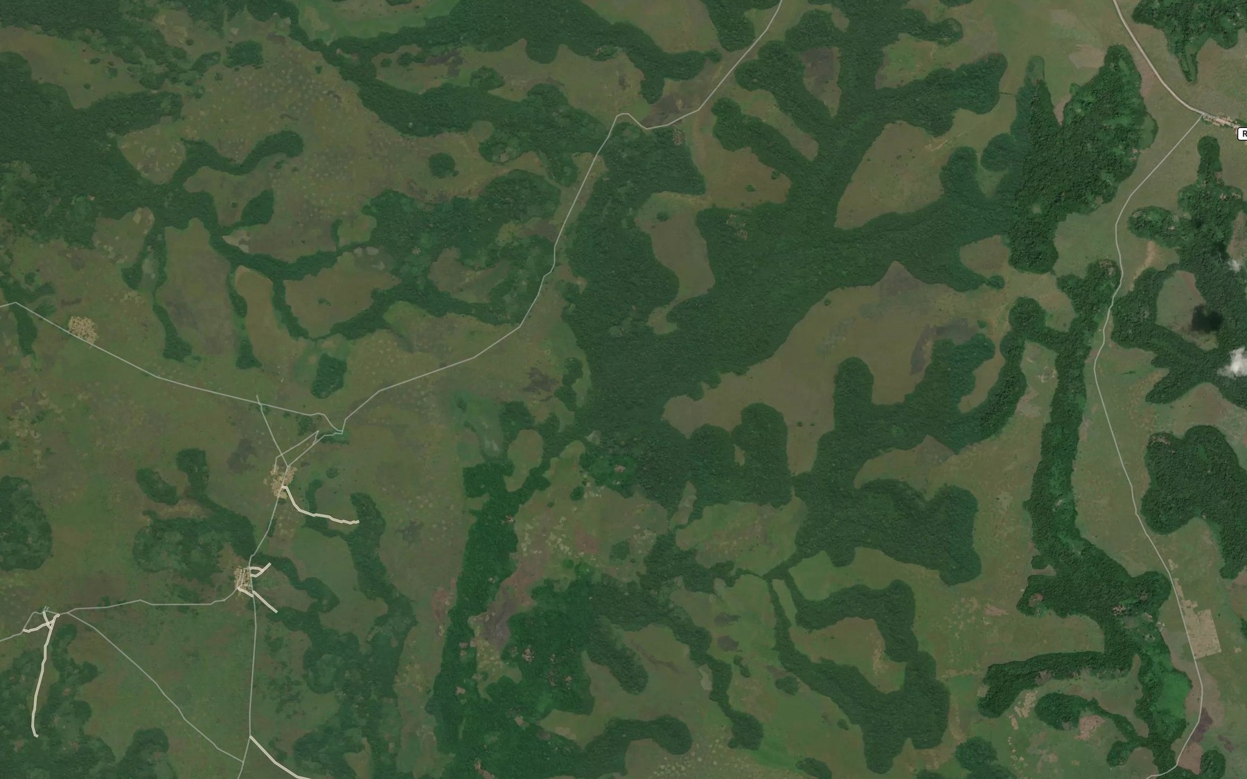 Satellite map of the Mgniau