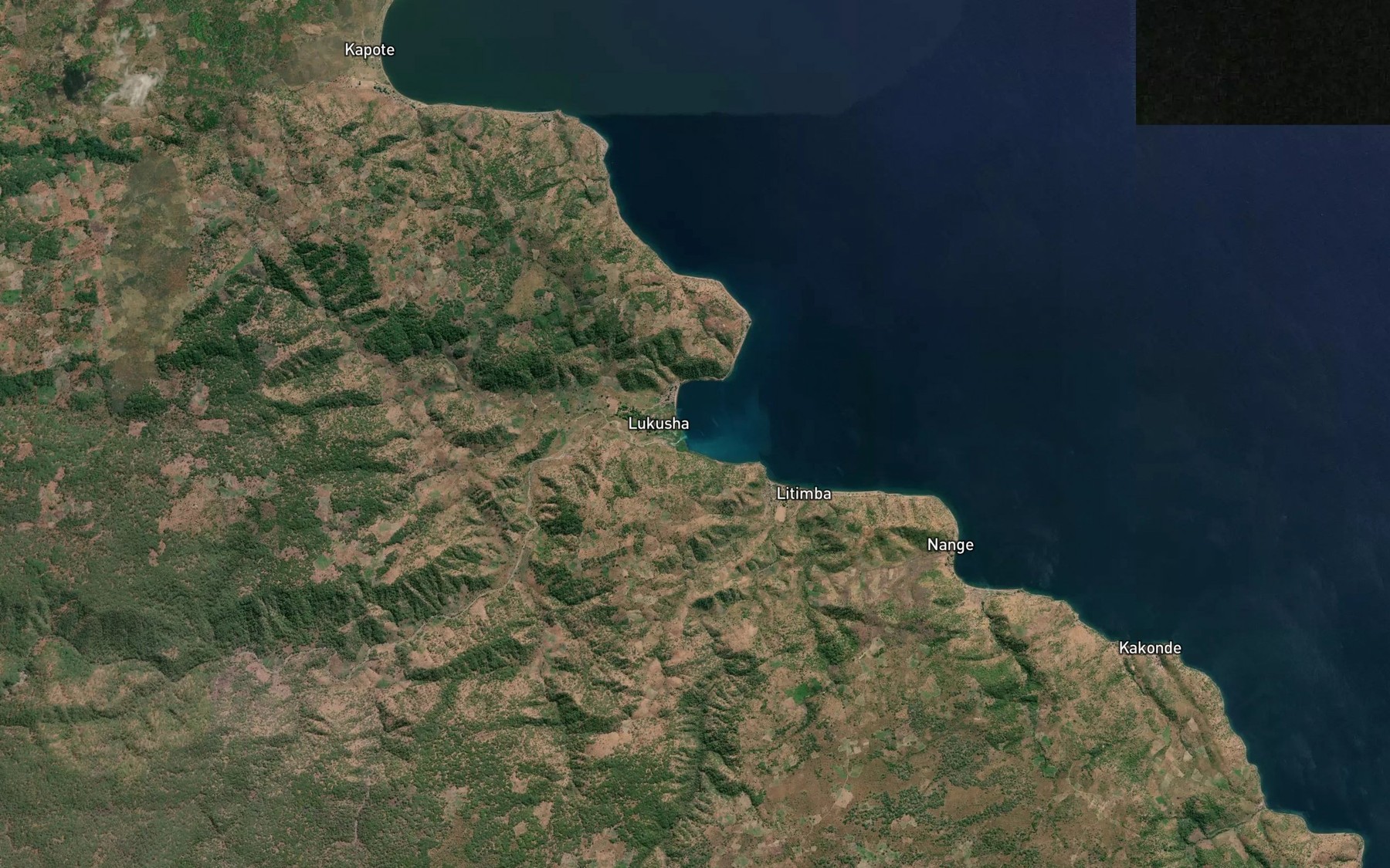 Satellite map of the Lukushia