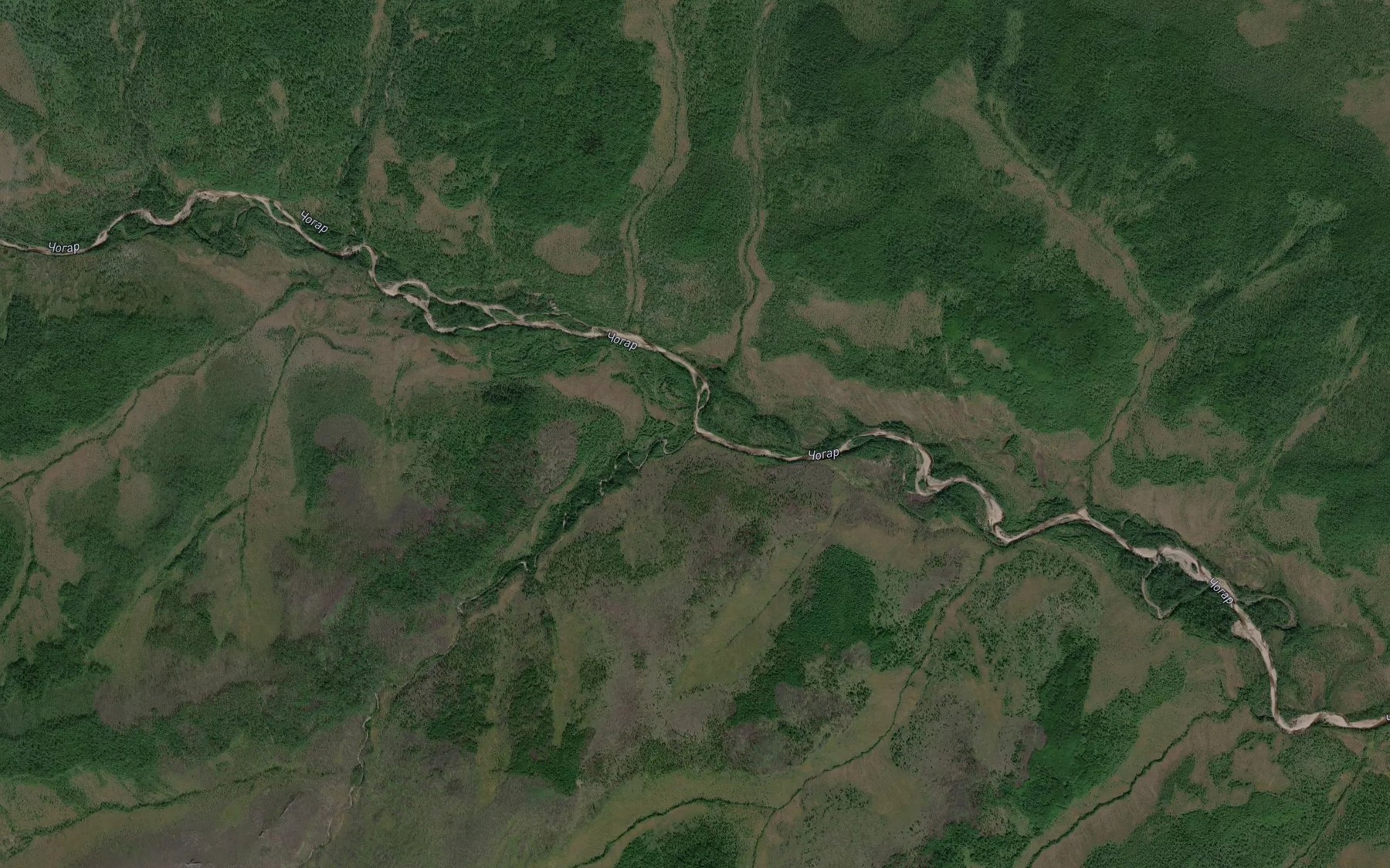 Satellite map of the Arba
