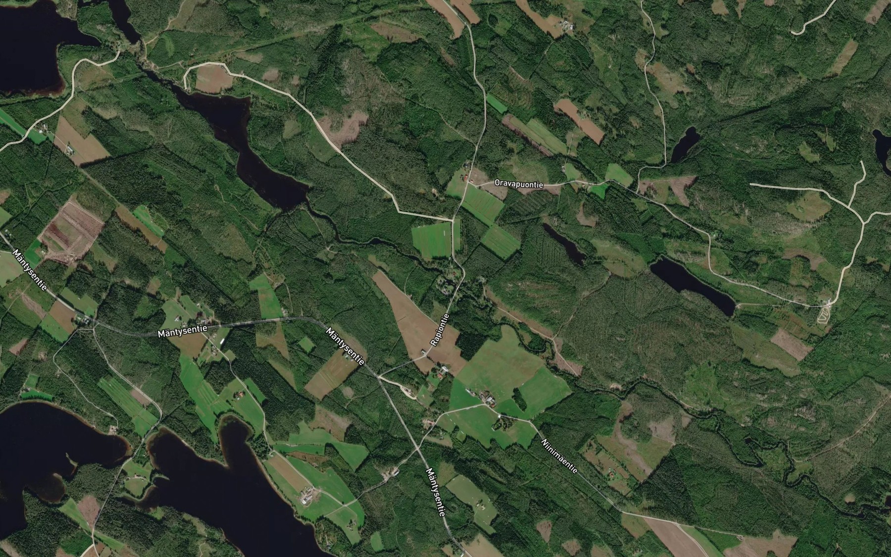 Satellite map of the Hirmukoski