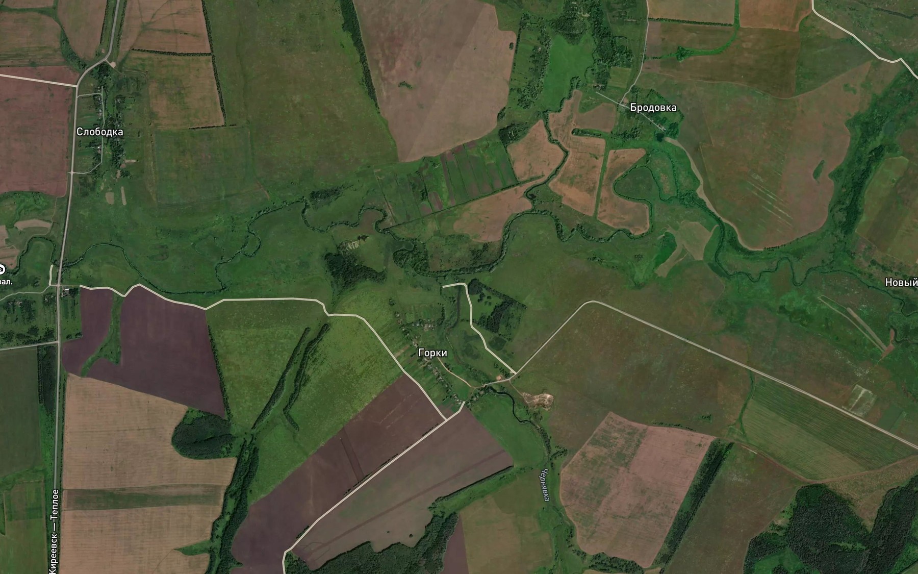 Satellite map of the Chernyavka