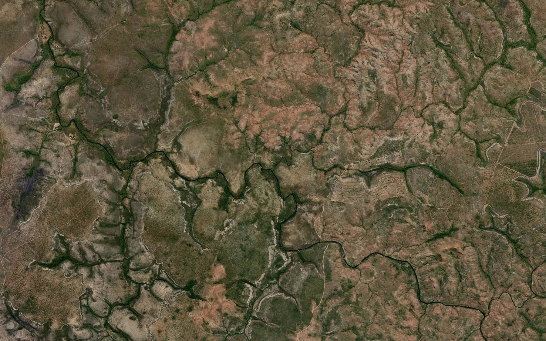 Satellite map of the Corrego Palmeira