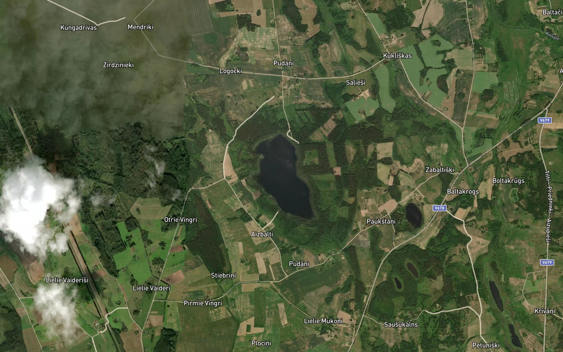 Satellite map of the Boltazars