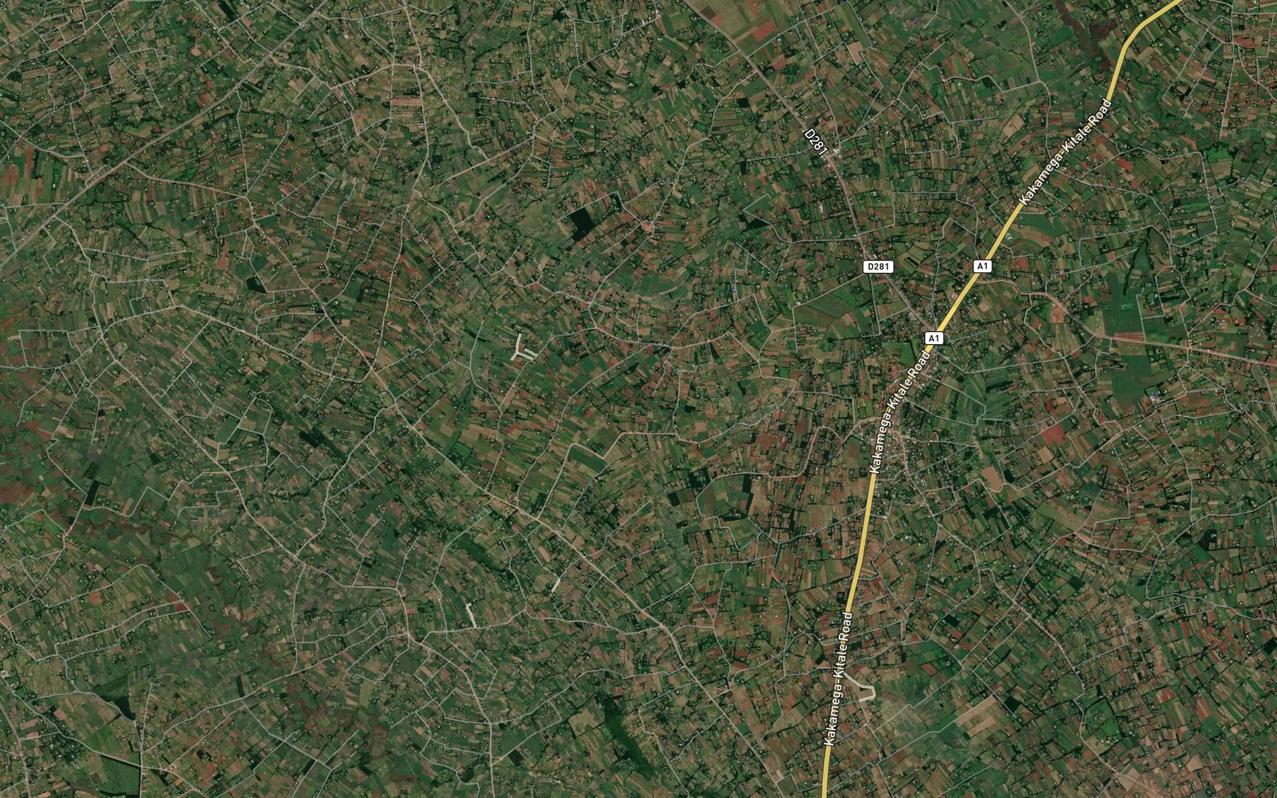 Satellite map of the Misikhu Two Dam