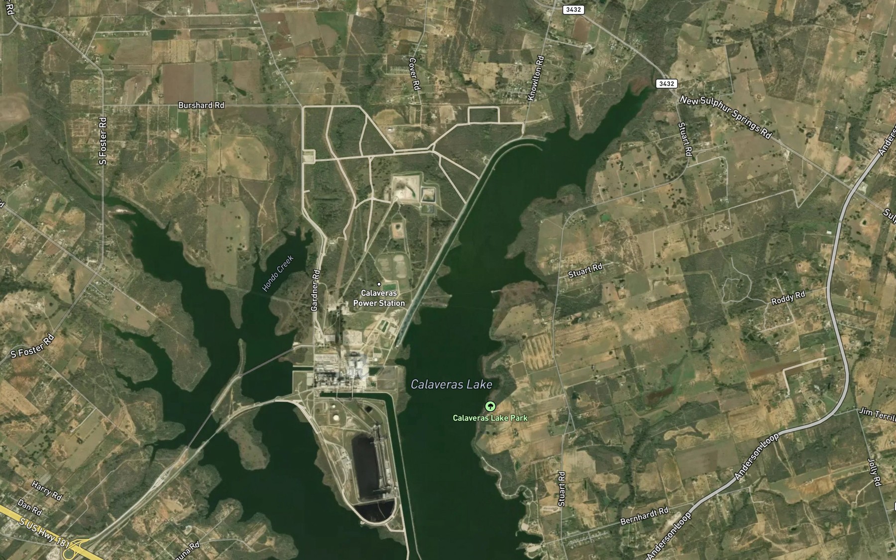 Satellite map of the Spot 4