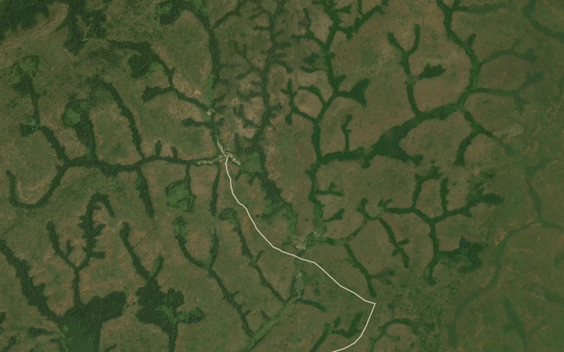 Satellite map of the Mbambondo