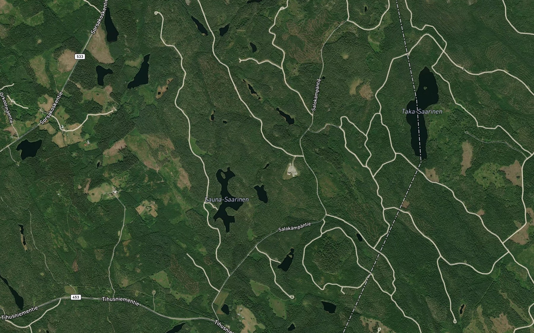 Satellite map of the Umpilampi