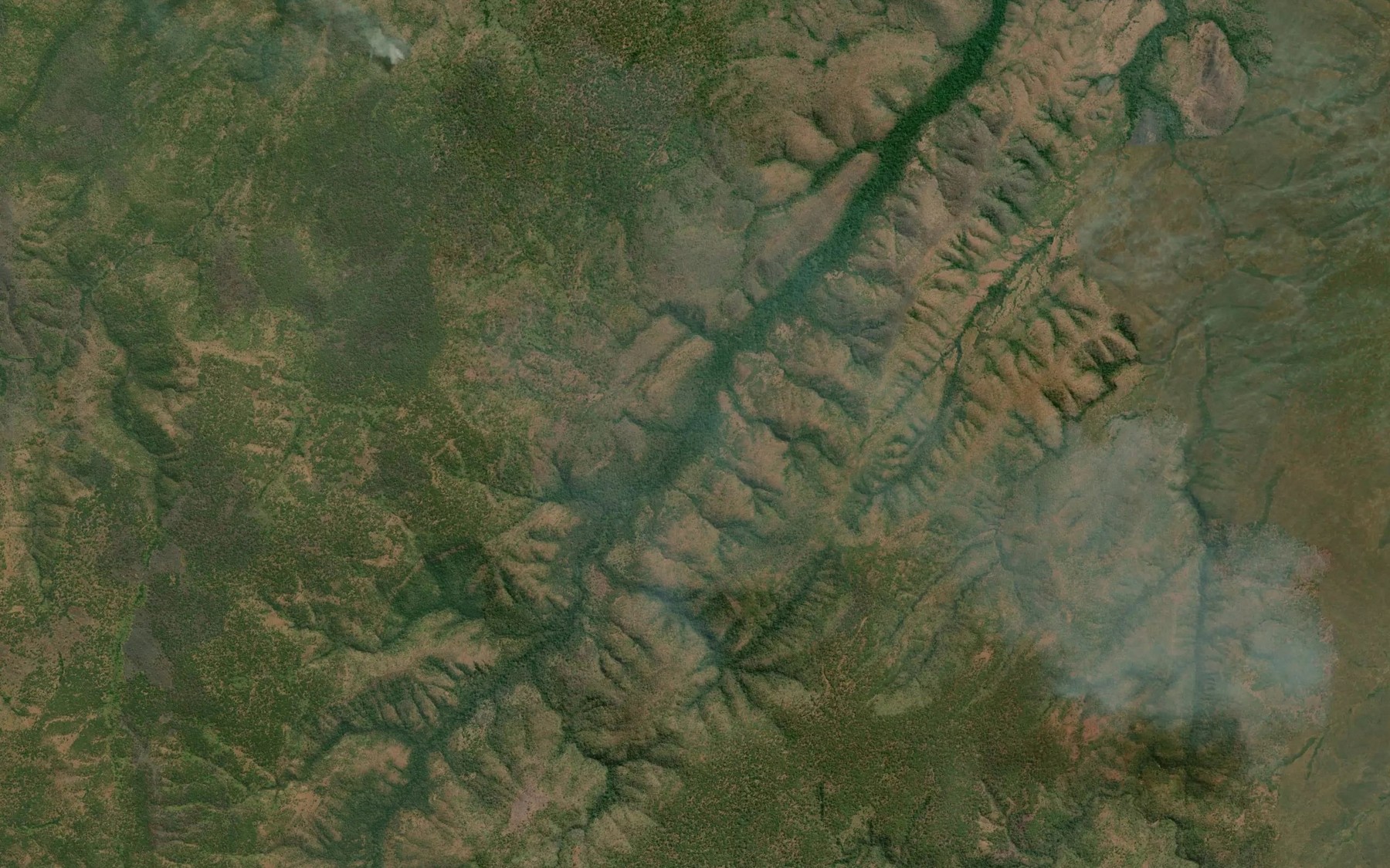 Satellite map of the Ditoya