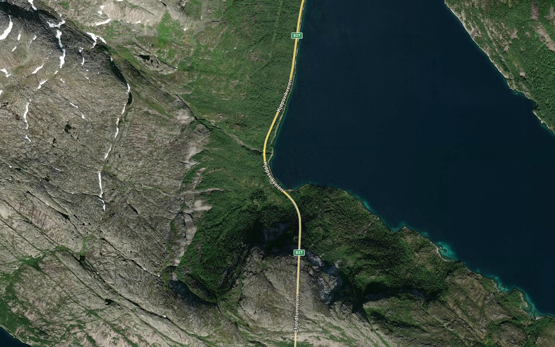 Satellite map of the Kistbotnhavet