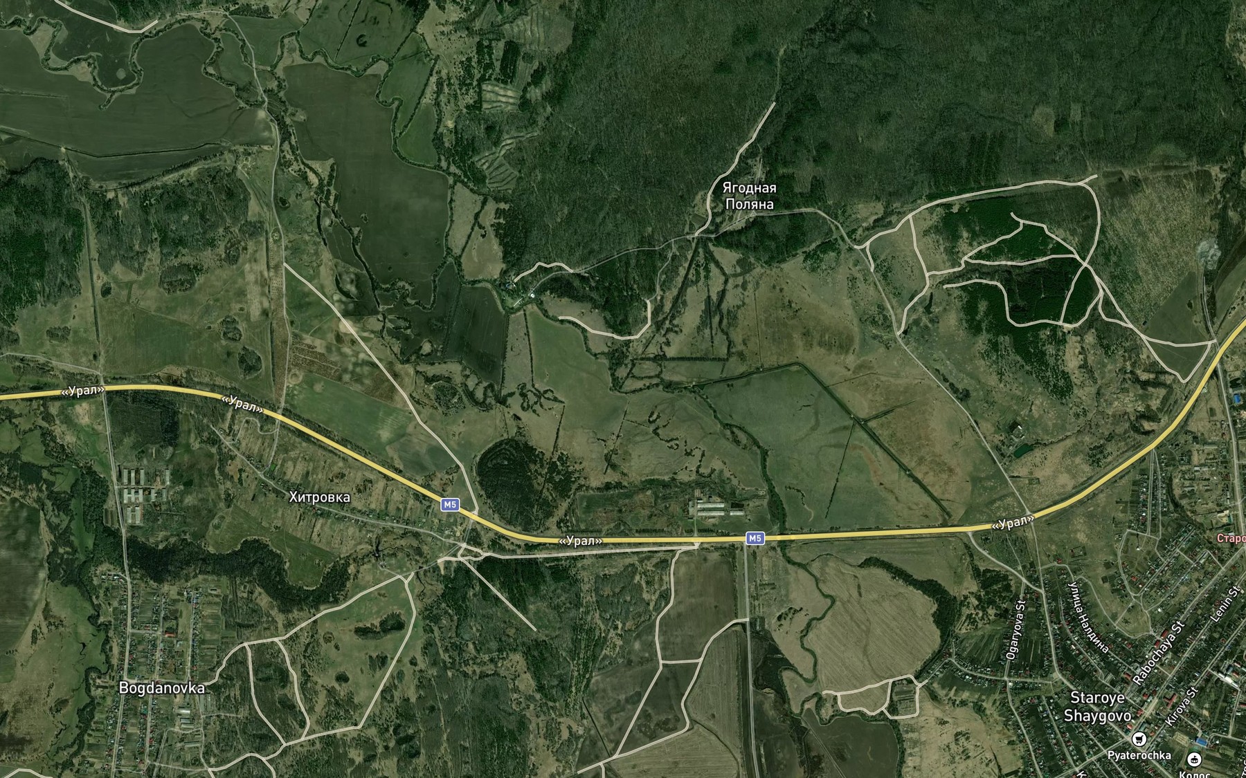 Satellite map of the Mod'yev