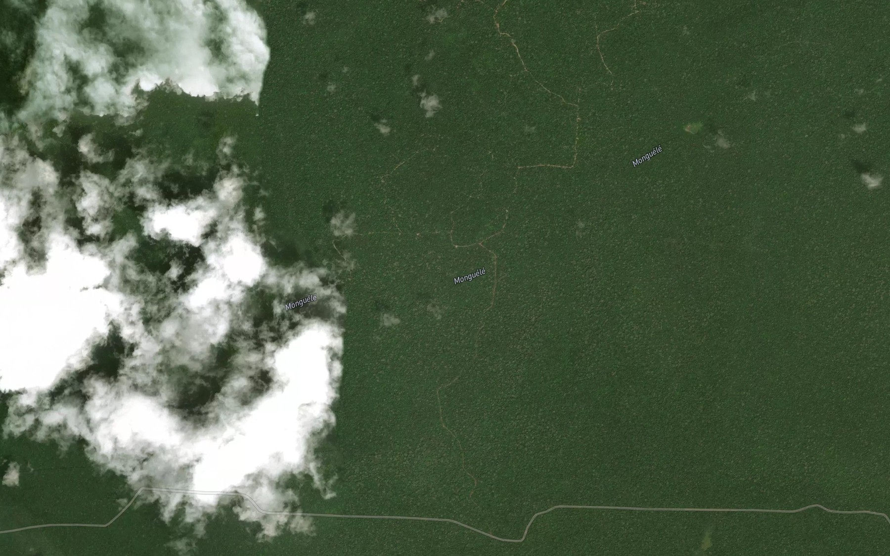 Satellite map of the Golyame