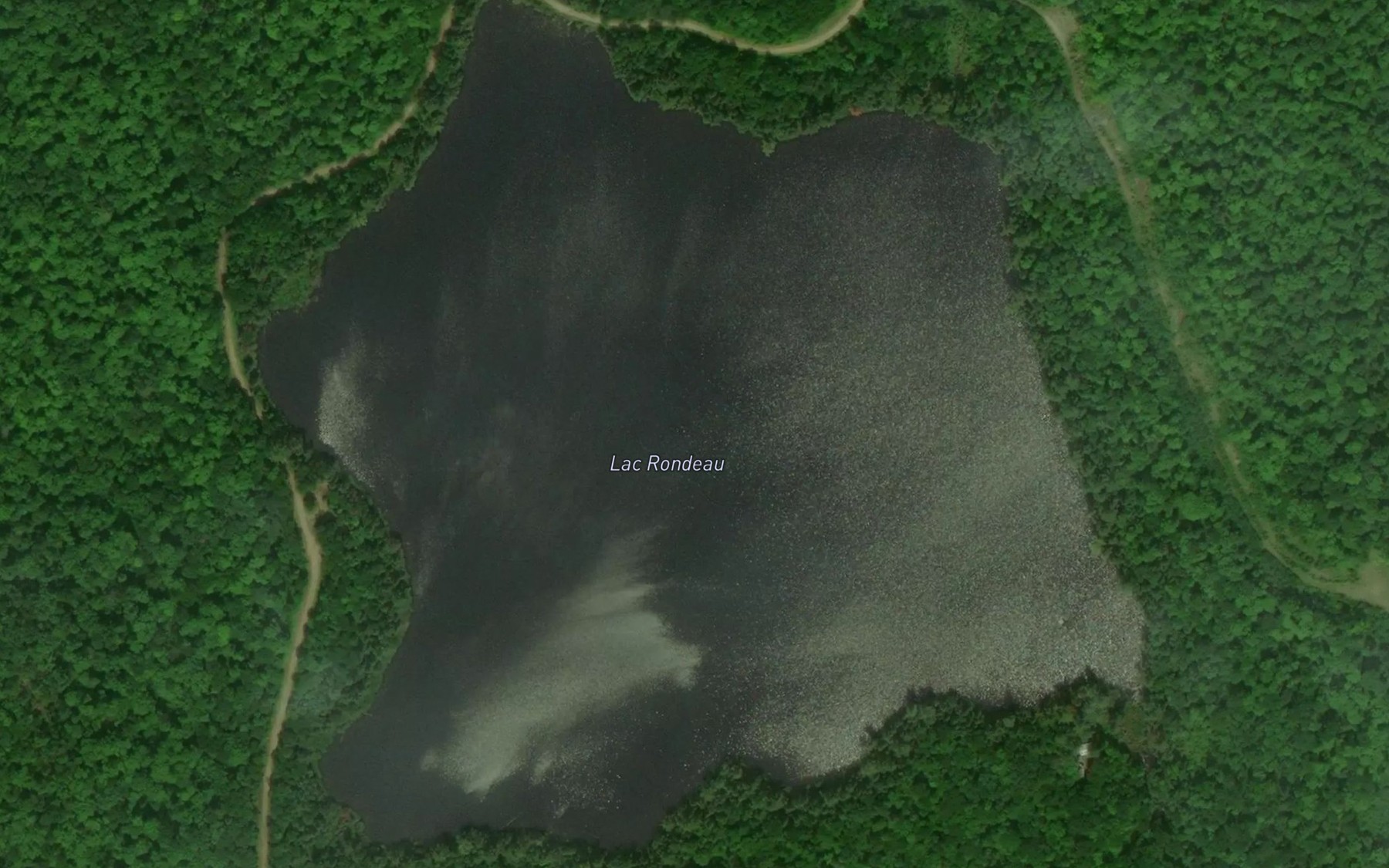 Satellite map of the Lac Rondeau