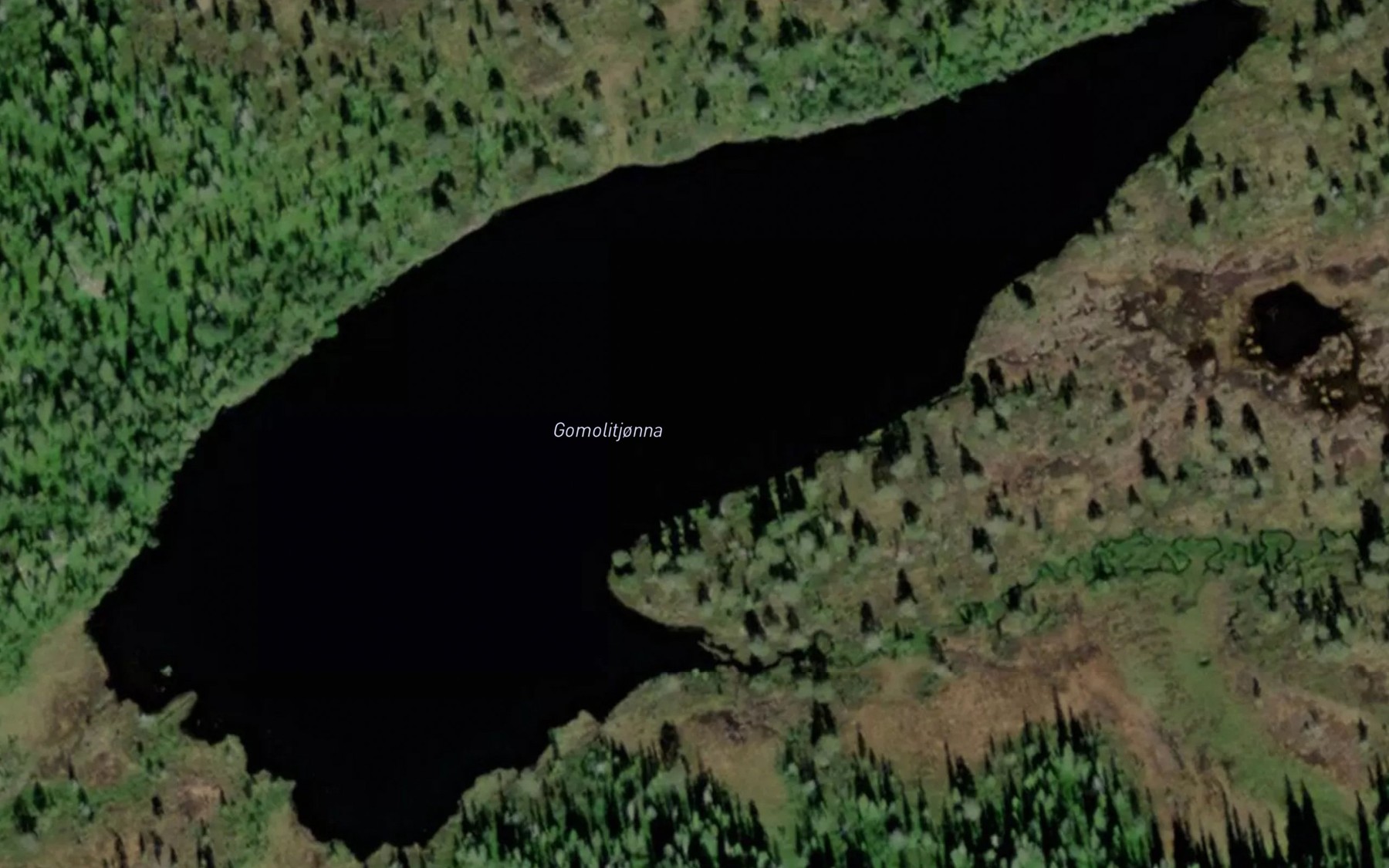 Satellite map of the Gommolitjonn