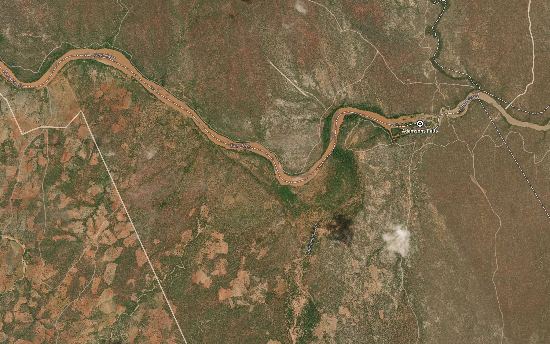 Satellite map of the Mlunguni