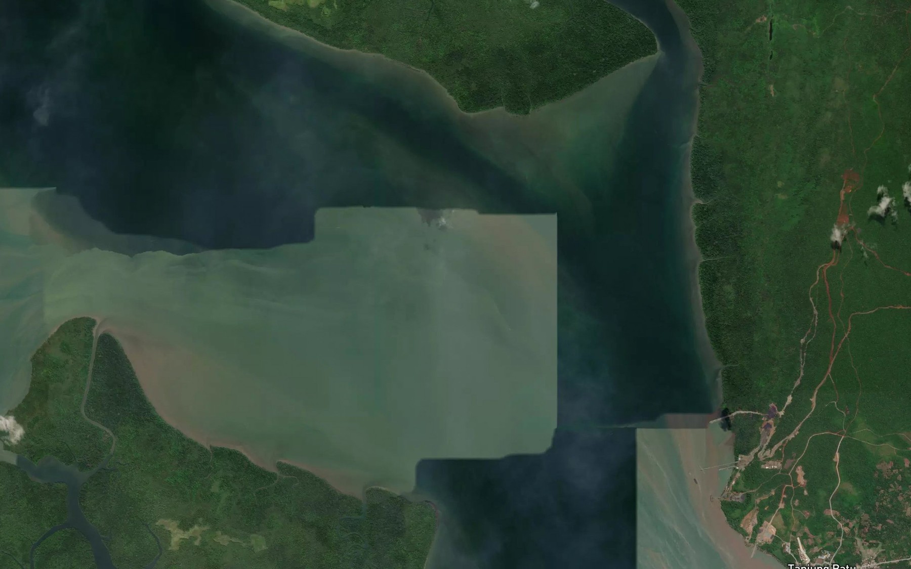 Satellite map of the Teluk Kelumpang