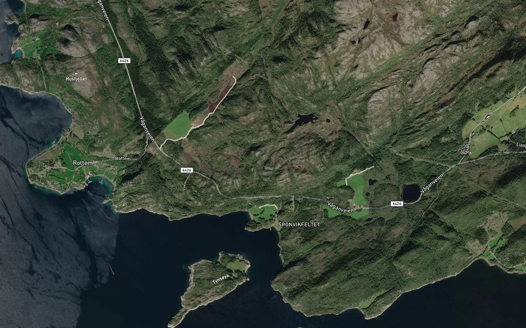 Satellite map of the Brannbekken