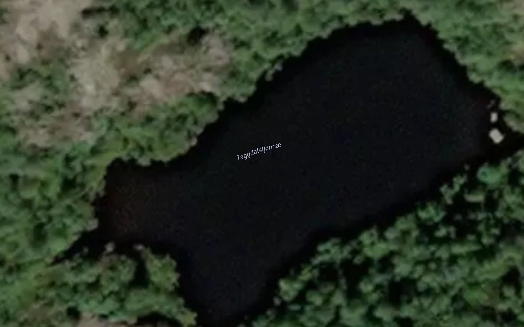 Satellite map of the Taggdalstjonnae