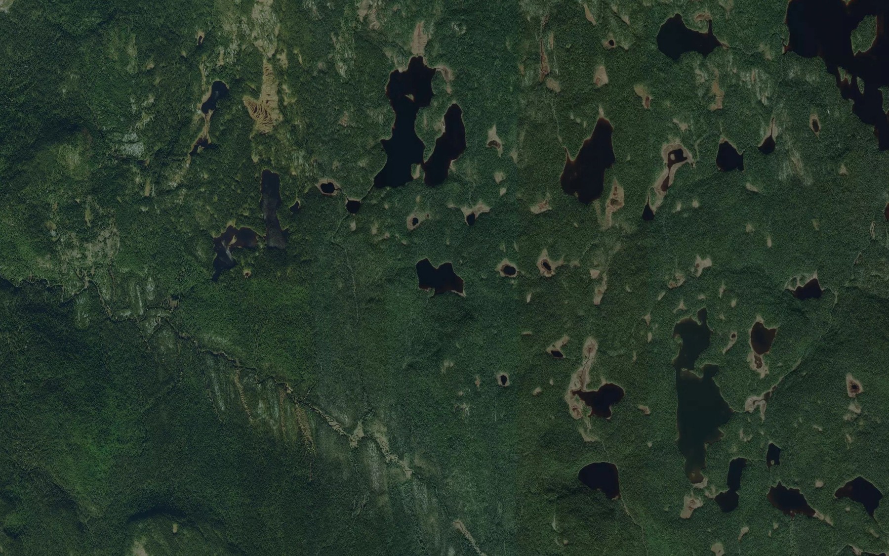 Satellite map of the Lac de l'Action