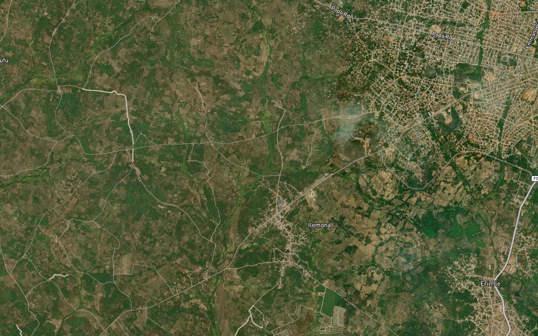Satellite map of the RiverMayika