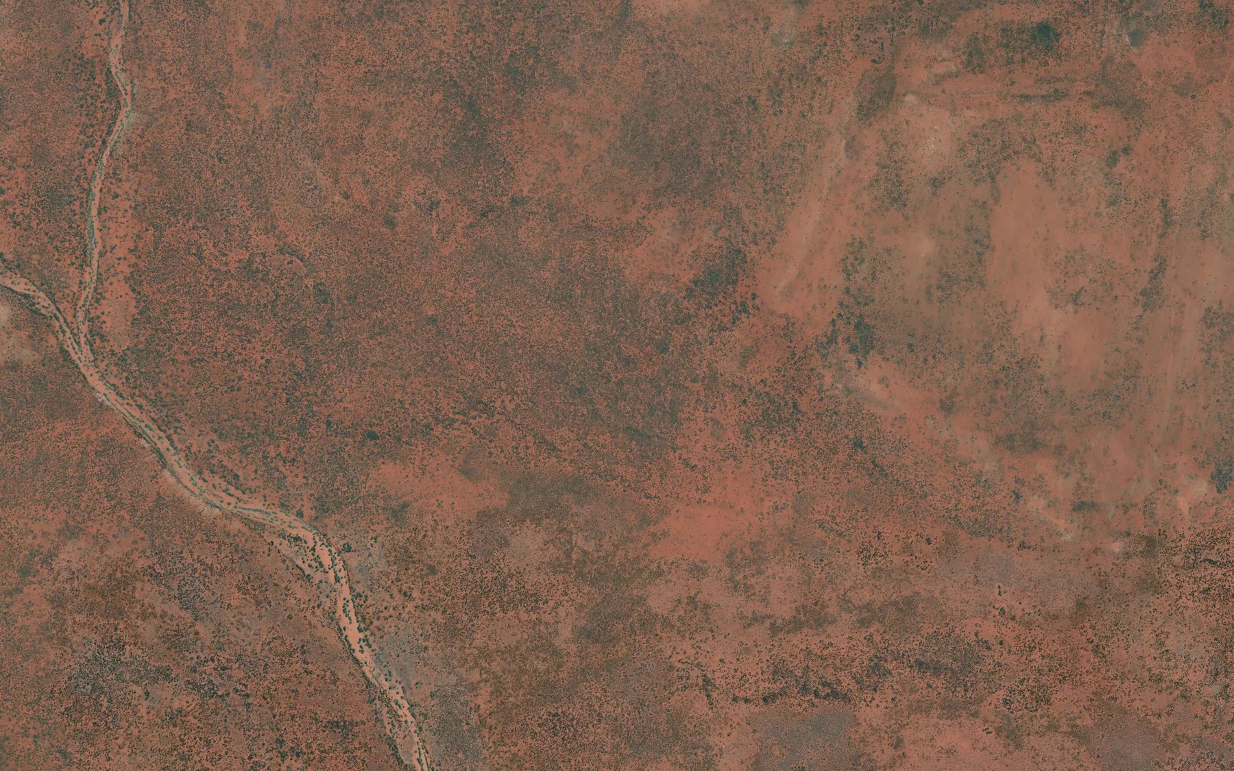 Satellite map of the Alcurra Creek