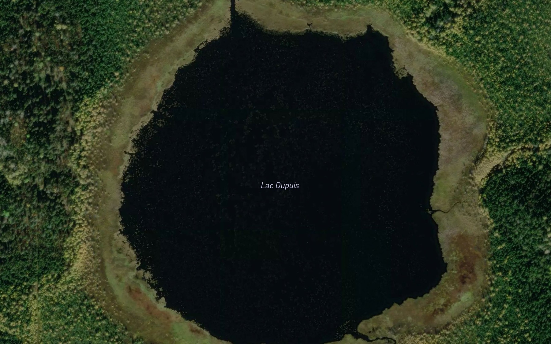 Satellite map of the Lac Dupuis