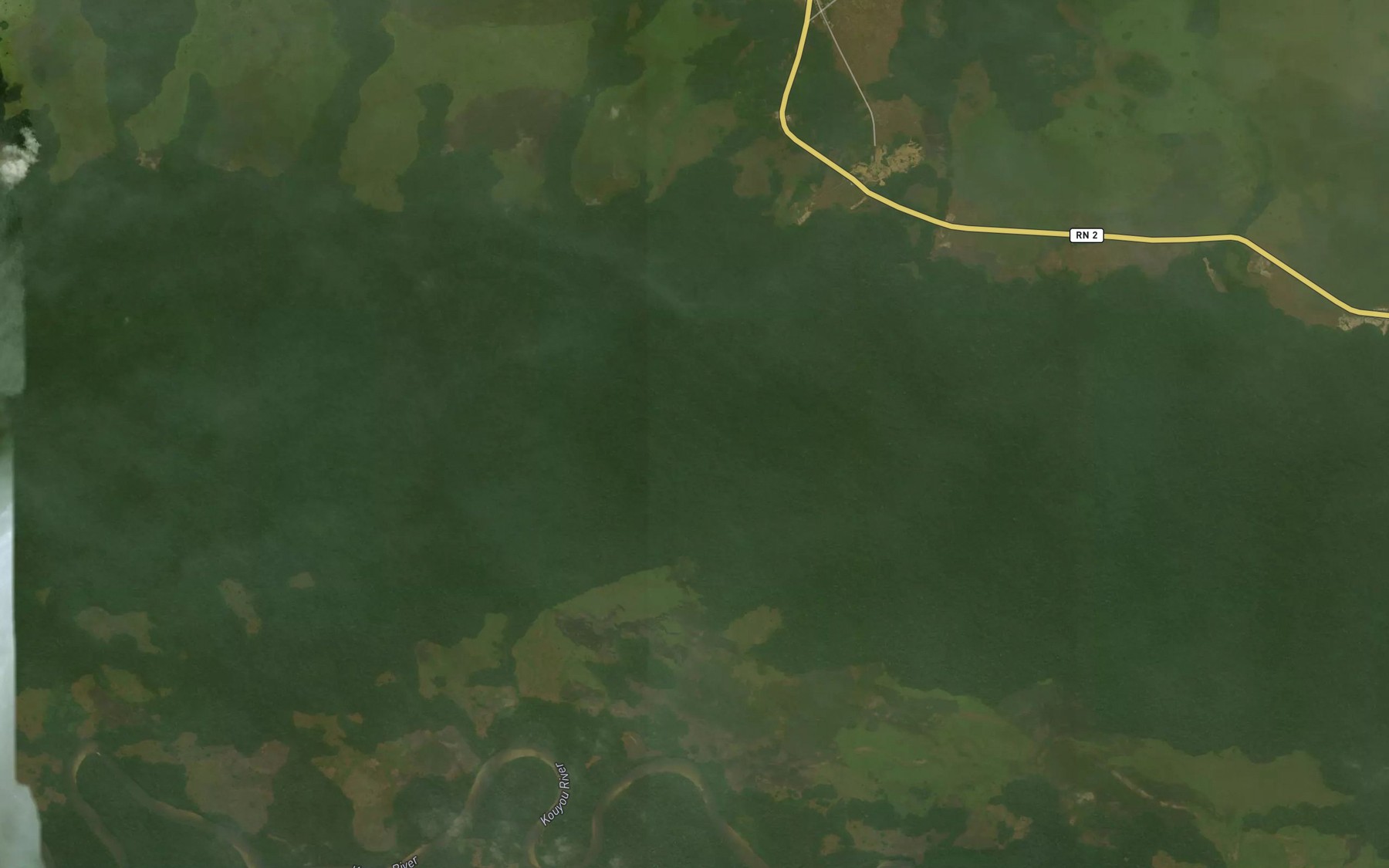 Satellite map of the Ititou