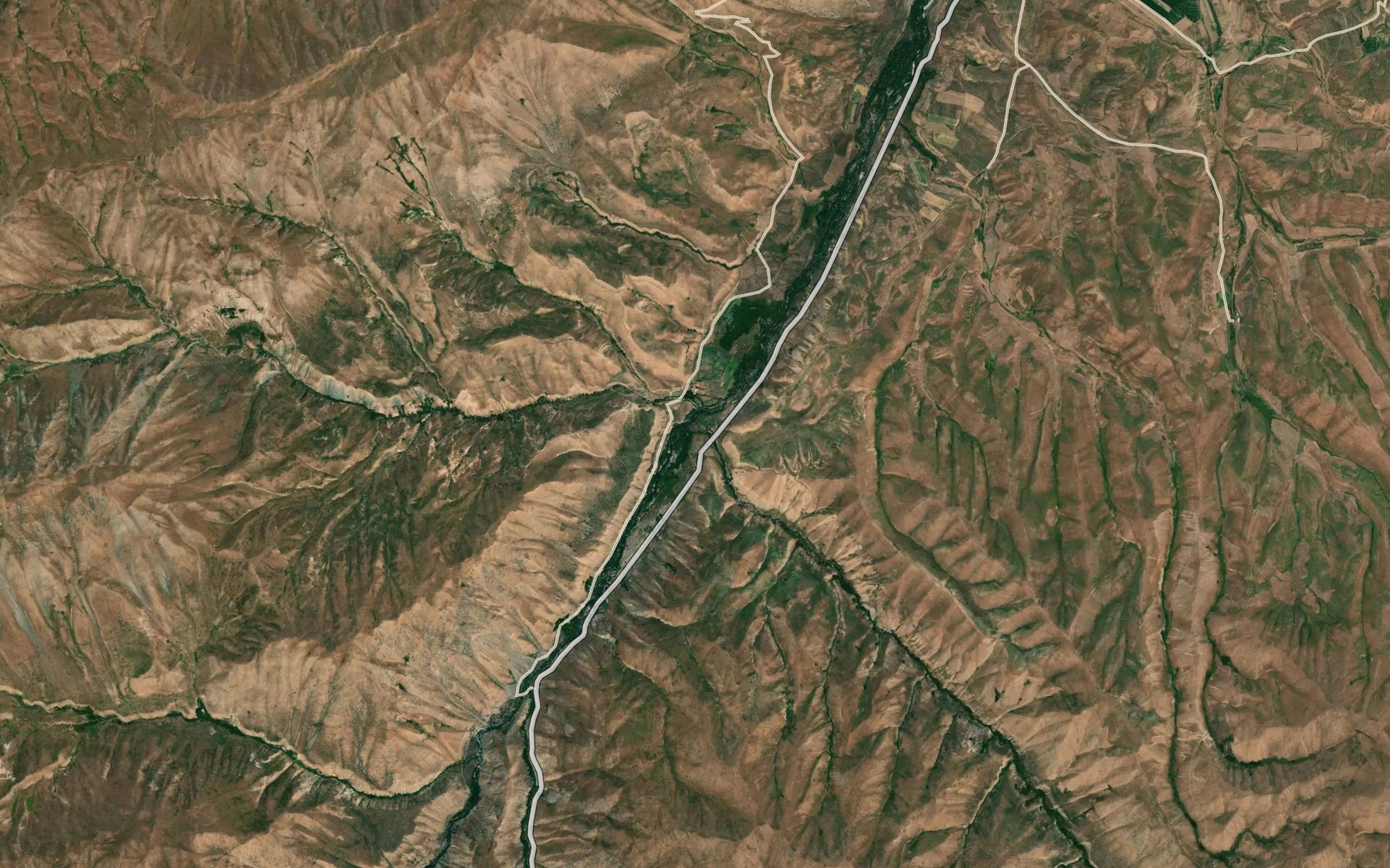 Satellite map of the Sary-Bulak