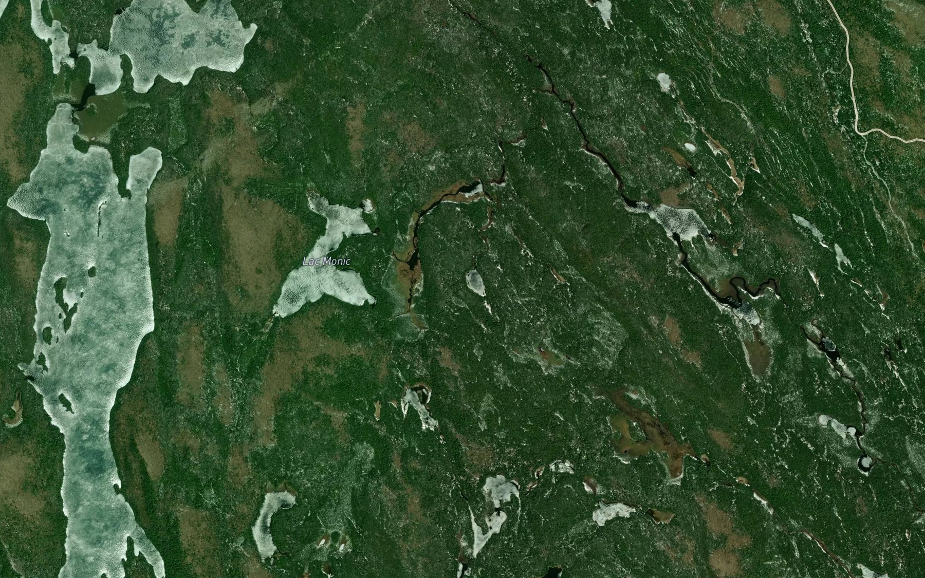 Satellite map of the Etang du Sapin