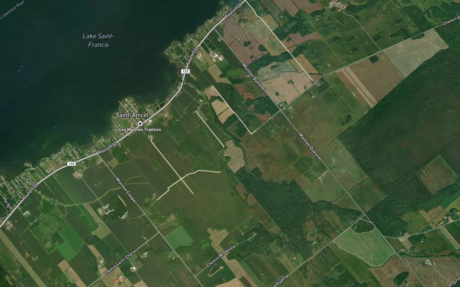 Satellite map of the Cours d'eau Dupuis