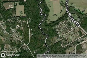 Satellite map of the Tiger Branch