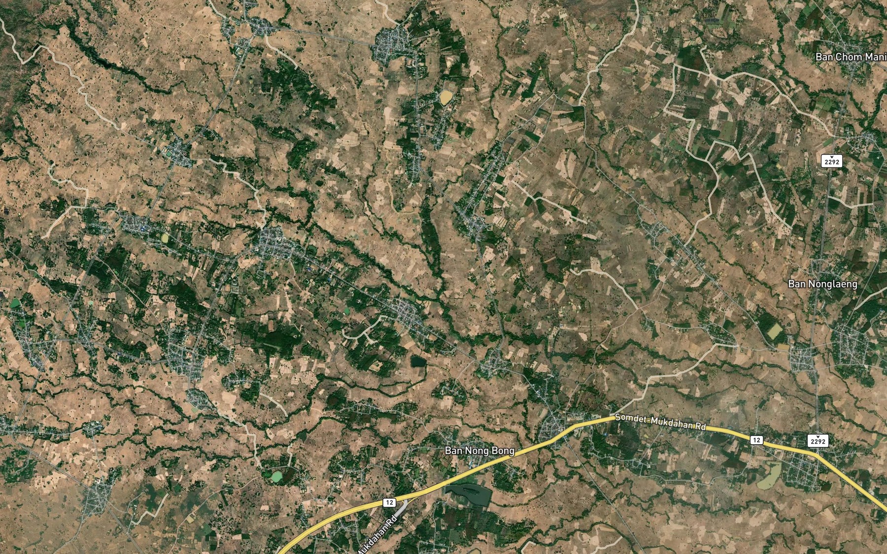 Satellite map of the Huai Yong