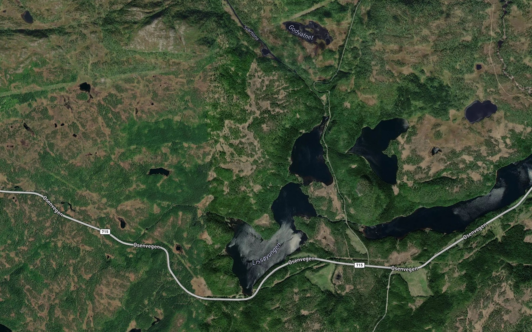 Satellite map of the Litl - Trollbotn