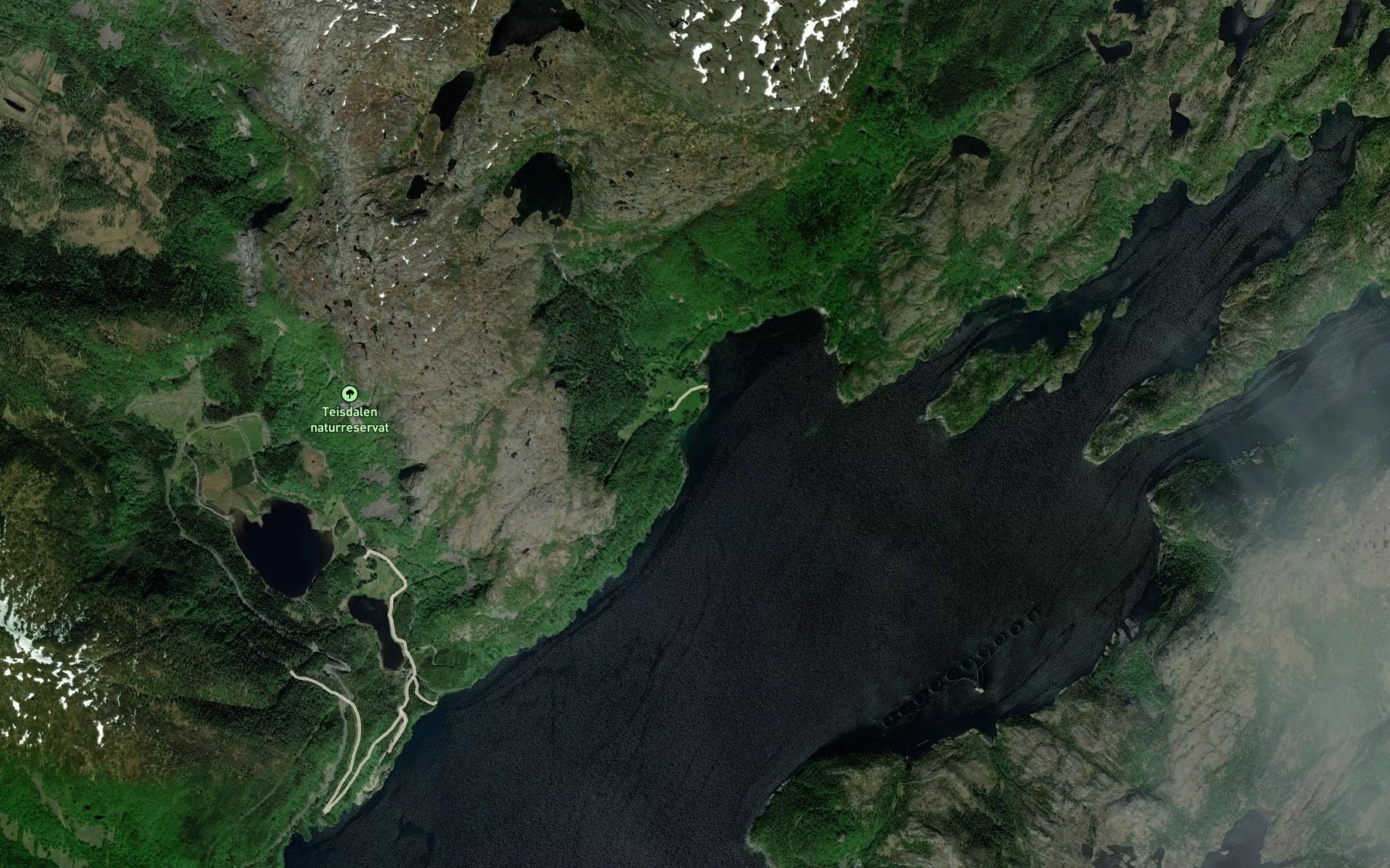 Satellite map of the Brattstoa