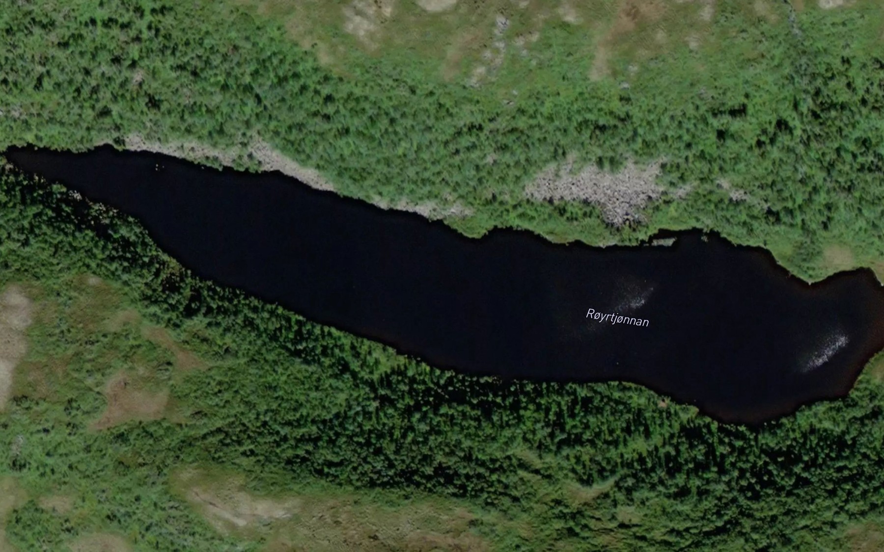 Satellite map of the Royrtjornan