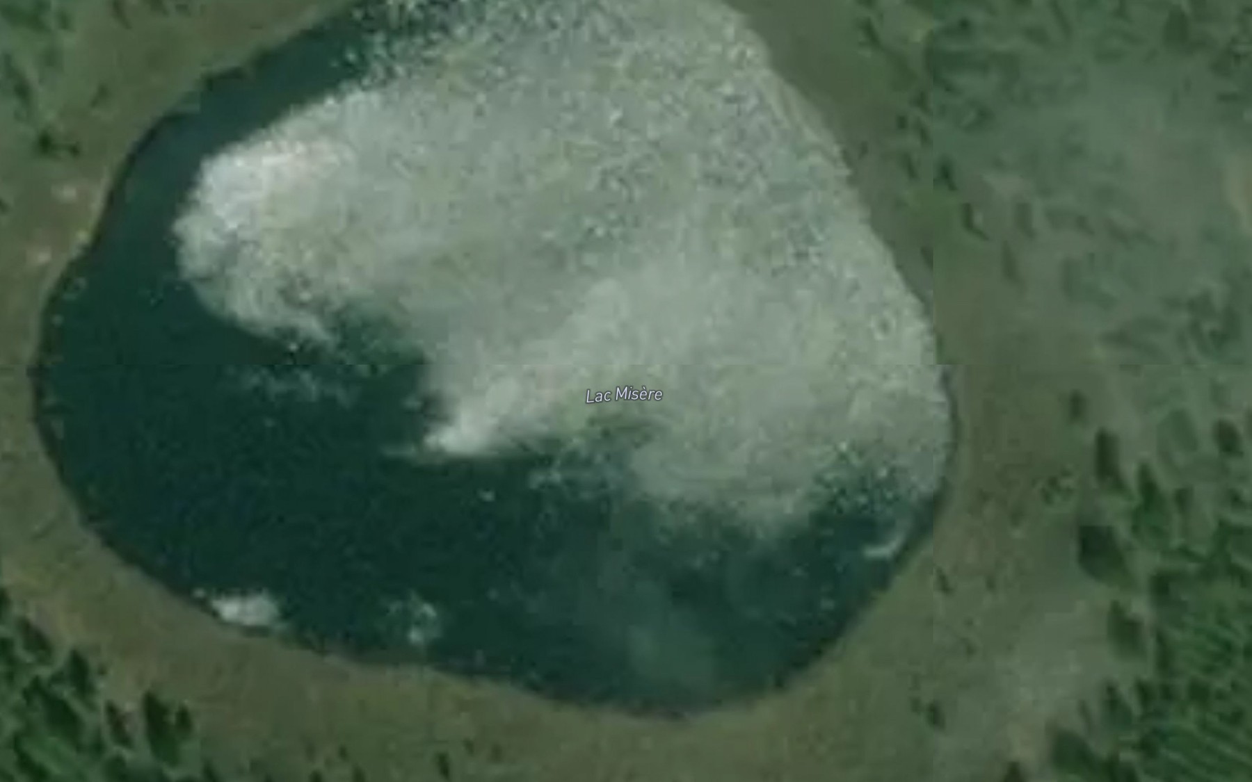 Satellite map of the Lac Misere