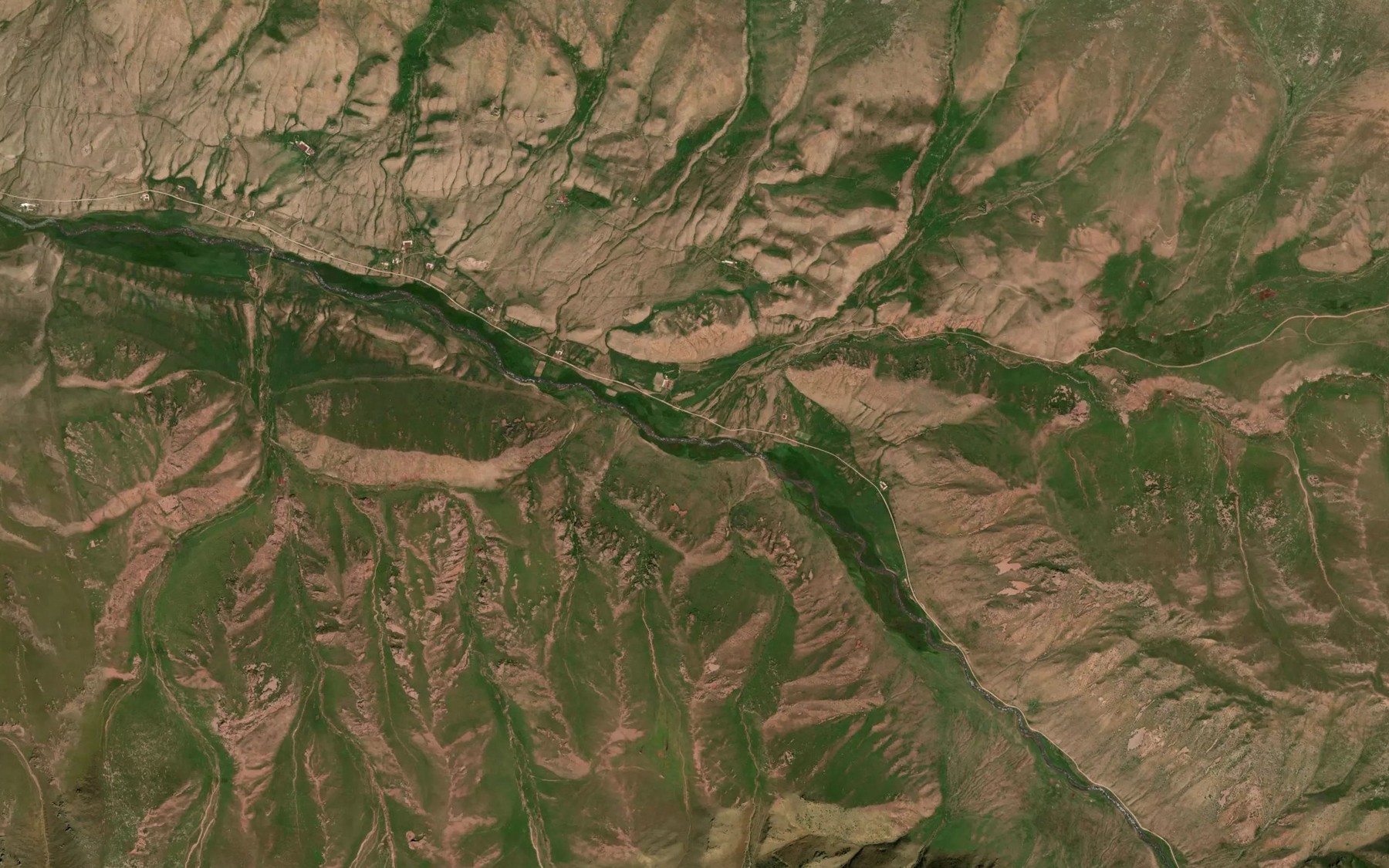 Satellite map of the Ruchey Ashpara