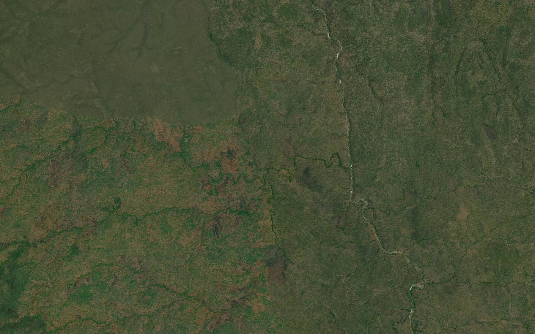 Satellite map of the Bindao