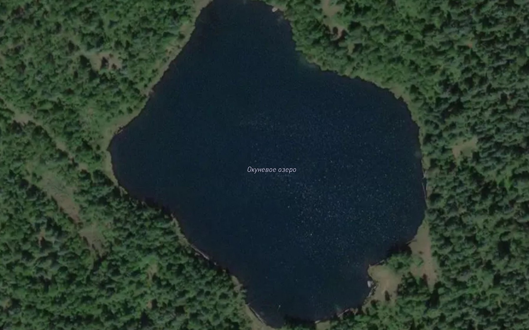 Satellite map of the Ozero Okunevoye