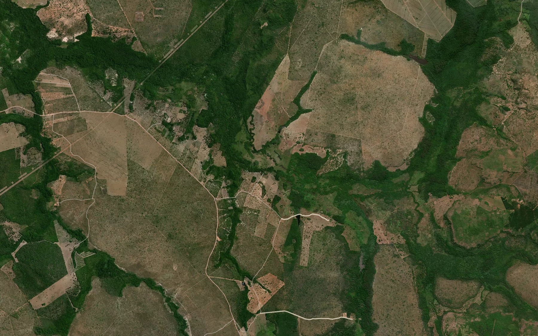 Satellite map of the Ribeirao das Laies
