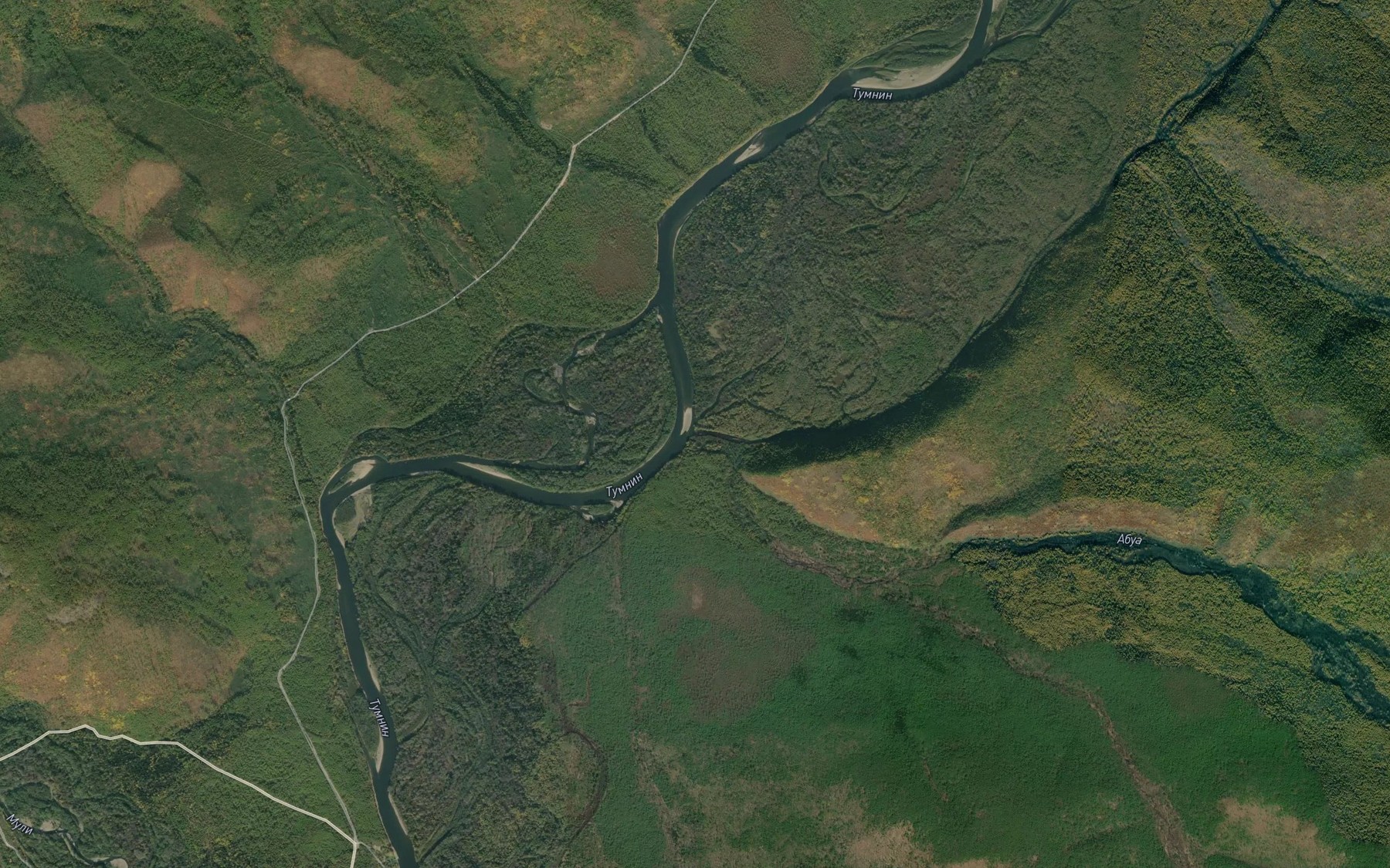Satellite map of the Tikhaya Voda