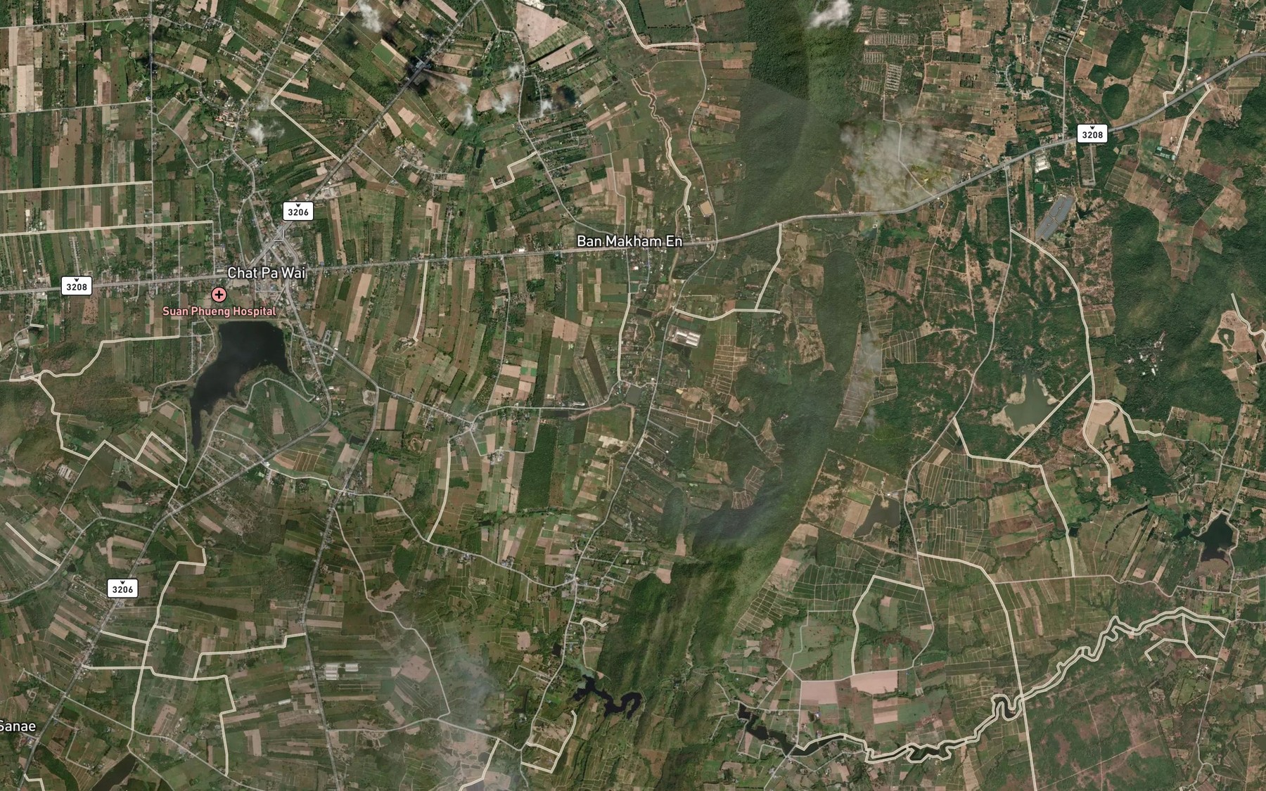 Satellite map of the Sa Nam Ban Rang Yiang