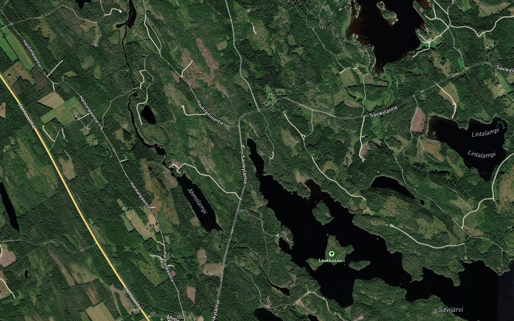 Satellite map of the Pohjoislahti