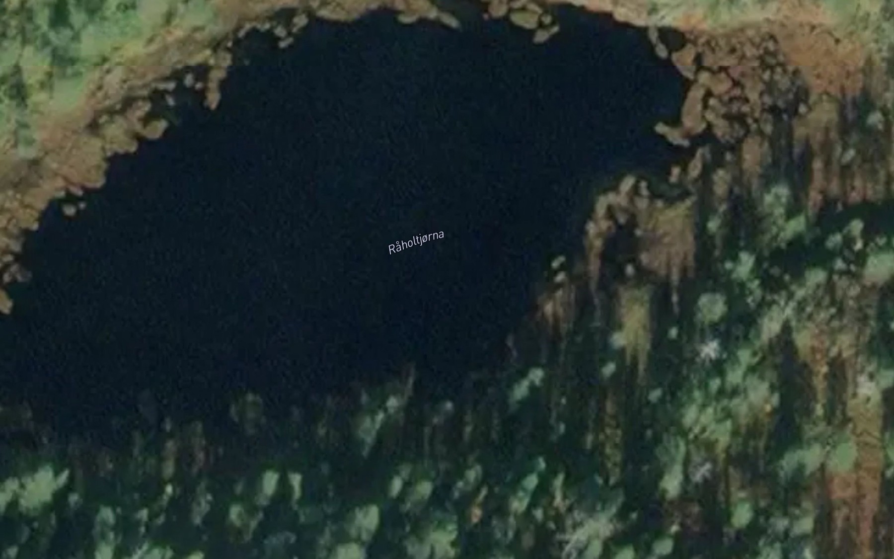 Satellite map of the Raholtjorna